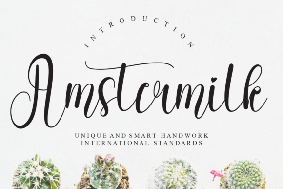 Amstermilk: A Handwritten Font for Editorial Charm