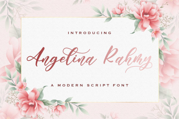 Angelina Rahmy: The Handwritten Font for Modern Marketers