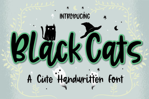 BlackCats: A Versatile Handwritten Font for Editorial Design