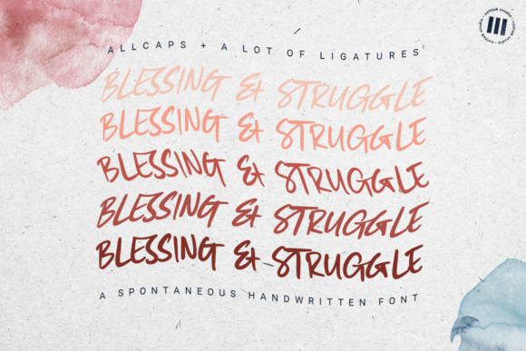 Blessing and Struggle: The Perfect Font for Engaging Campaigns