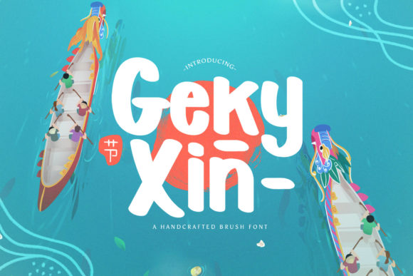 Boost Your Campaign with Geky Xin: A Bold Handwritten Font