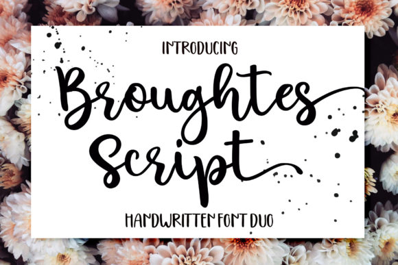Broughtes: A Ravishing Script Font for Editorial Design