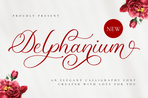 Delphanium: A Handwritten Font for Modern Web Design