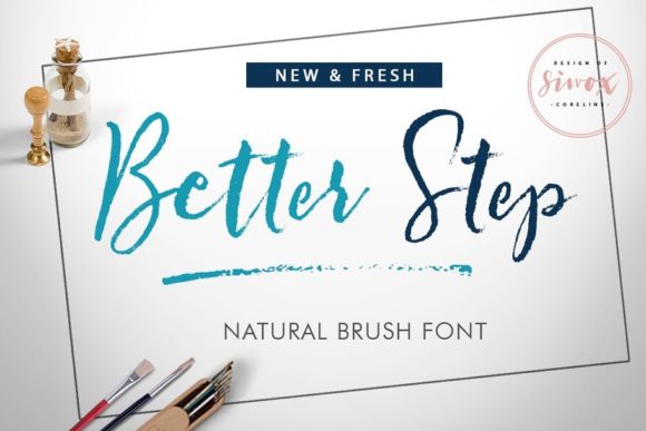 Discover Better Step: A Delicate Script Font for Elegant Publishing