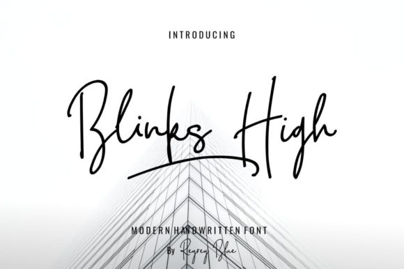 Discover Blink High Signature: A Natural Script Font