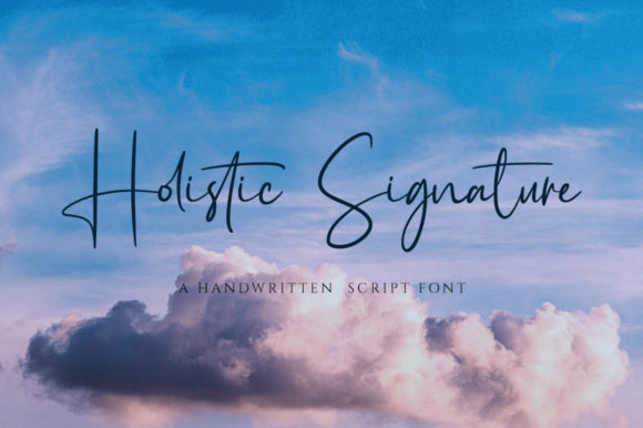 Discover Holistic Signature: A Versatile Handwritten Font