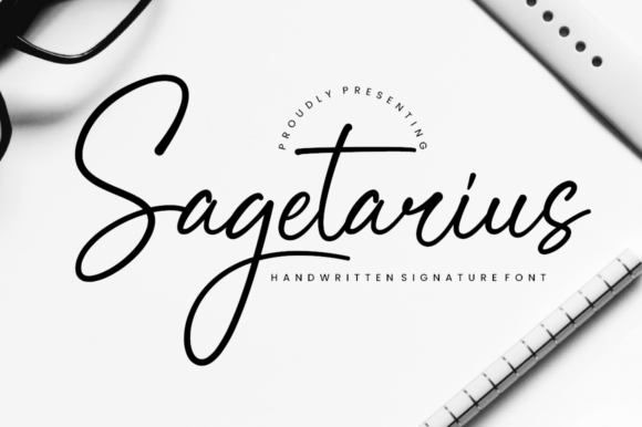 Discover Sagetarius: A Handwritten Font for Crafters