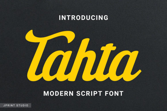 Discover Tahta: A Bold, Vintage Handwritten Font