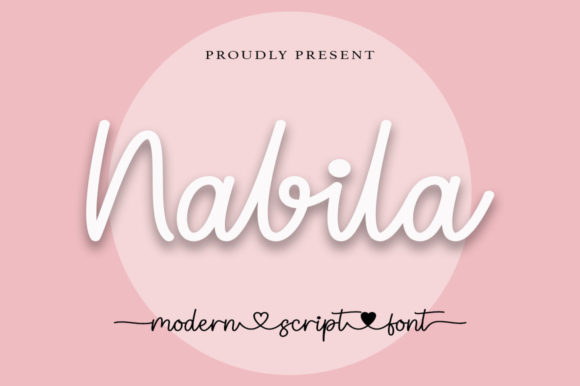 Discovering Nabila: A Chic Script Font for Elegant Branding