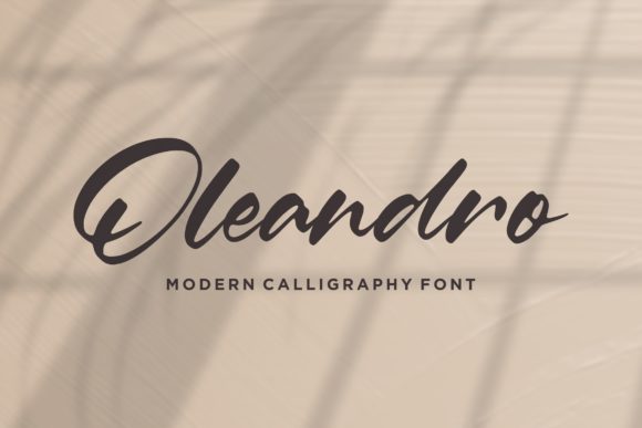 Discovering Oleandro: A Handwritten Font for Elegant Branding