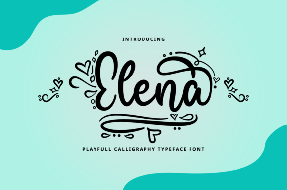 Elena: A Script Font for Elegant Editorial Design
