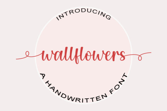 Elevate Your Brand with Wallflowers: A Charming Script Font