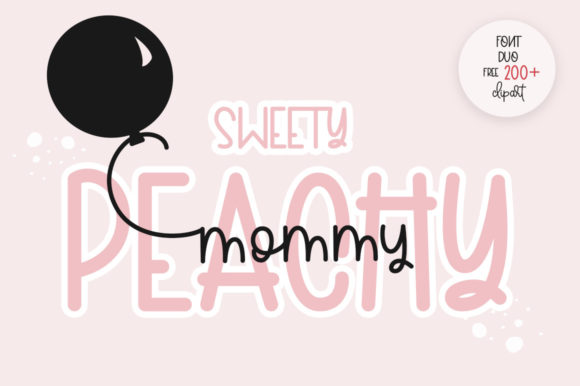 Elevate Your Editorial Design with Sweety Peachy Mommy Font