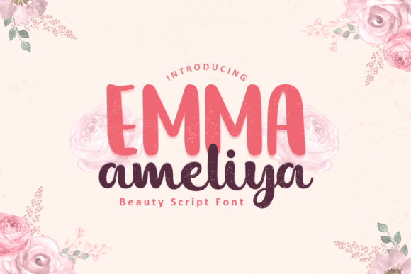 Emma Ameliya: A Handwritten Font for Polished Branding