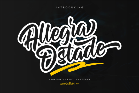 Enhance Your Brand with Allegra Ostade Font