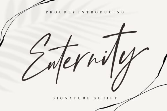 Enhance Your Brand with Enternity: A Luxurious Calligraphy Font