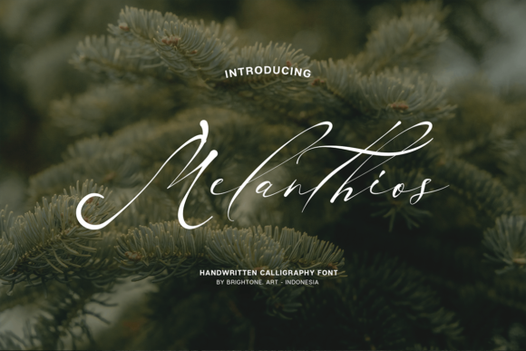 Exploring Melanthios: A Stylish Handwritten Font for Branding