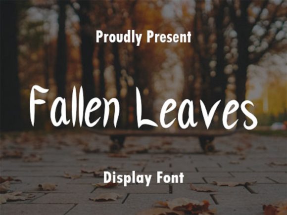 Fallen Leaves: A Charming Handwritten Font for Crafters