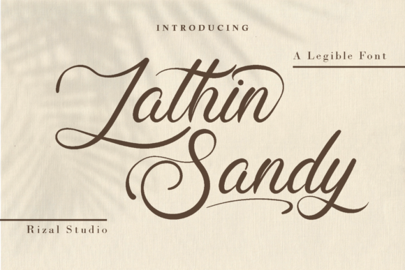 Lathin Sandy: A Handwritten Font for Eye-Catching Campaigns