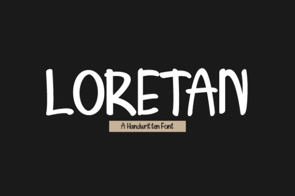 Loretan: A Handwritten Font for Creative Web Design