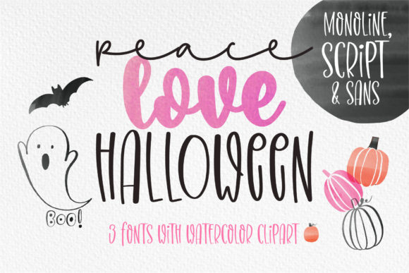 Peace Love Halloween: A Charming Font for Creative Campaigns