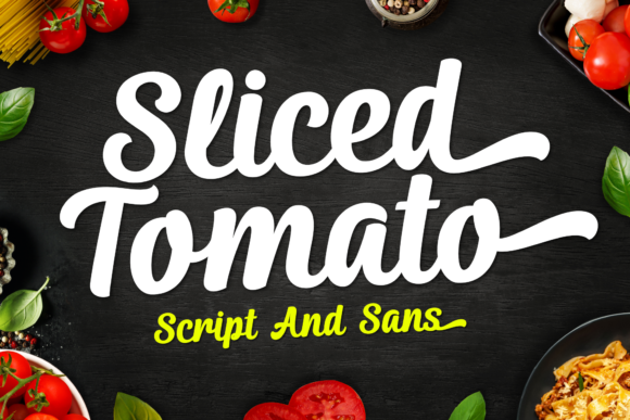 Sliced Tomato: A Fresh and Vibrant Script Amp Font