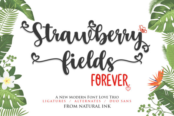 Strawberry Fields Forever: A Versatile Font for Editorial Design