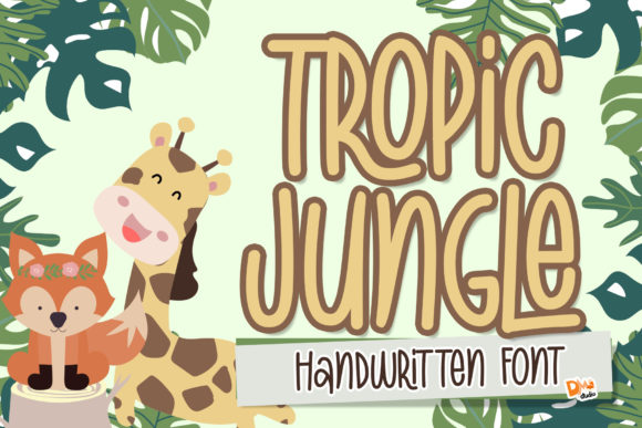 Tropic Jungle: A Charming Handwritten Font for Crafters