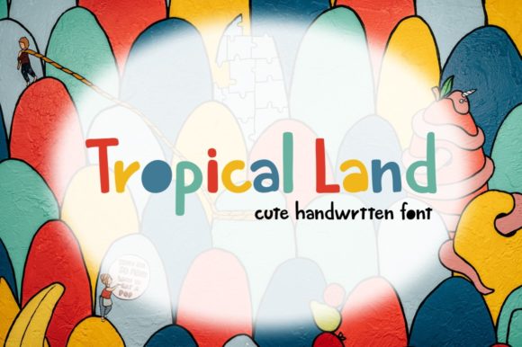 Tropical Land: A Charming Handwritten Font for Crafters