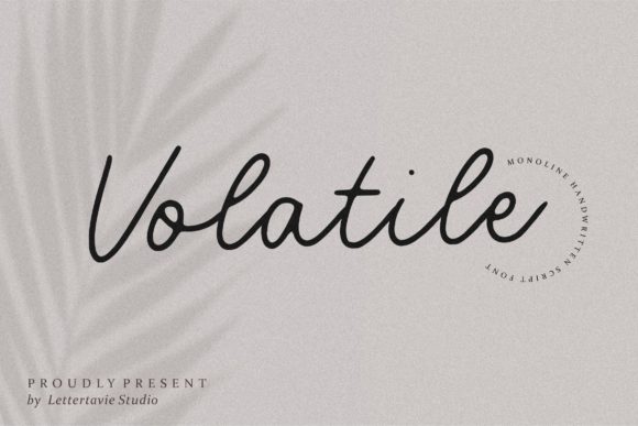 Volatile: A Font to Elevate Your Brand's Vintage Charm